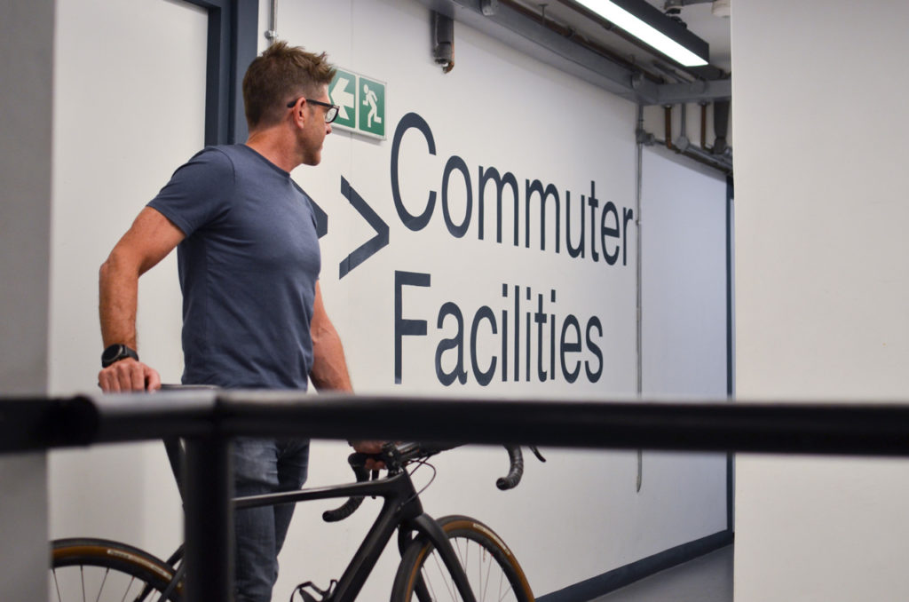 Bike Friendly Commuter Facilities at Workshop 17
